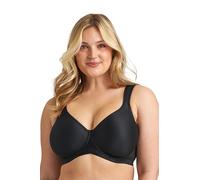 Miss Mary of Sweden Stay Fresh Sujetador Tipo Camiseta con aro, sin Relleno y Espalda Ancha 95F Black