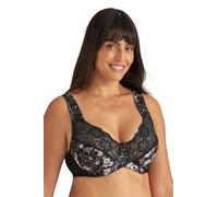 Miss Mary of Sweden Sujetador con Aros Fauna - Comodidad y sujeción con Copas Acolchadas 105C Black