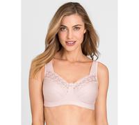 Miss Mary of Sweden Broderie Anglaise Sujetador de Mujer en algodón con Copa Completa y sin aro 100C Dusty Pink