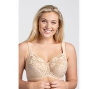 Miss Mary Jacquard & Lace Sujetador con Aros y Soporte Lateral 95E Beige
