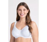 Sujetador Reductor con Aros y Copa Plana Cotton Now Miss Mary 105D White