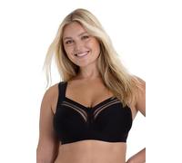 Miss Mary of Sweden Sujetador sin Aros Essence Cotton: Comodidad Diaria con Detalles de Encaje 100E Black