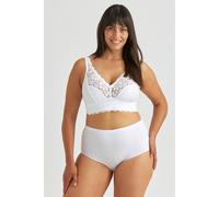 Miss Mary of Sweden Lace Dreams Sujetador sin Aros Ajustable con Encaje Reciclado y Ajuste cómodo 100D White