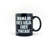 Miss MIserable - taza cerámica para el día de la madre con mensaje Mamá no eres viaje, eres vintage - regalos originales