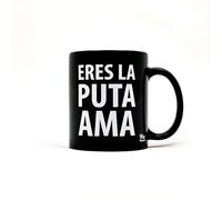 Miss Miserable - taza con mensaje para sobradas Eres la pu** ama
