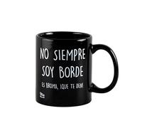 Miss MIserable - taza de café con mensaje No siempre soy borde