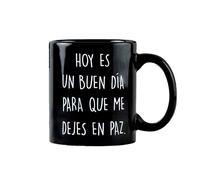 Miss Miserable Taza original para café con mensaje Hoy es un buen día…, 250ml