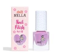 Miss Nella BUBBLE GUM- Esmalte especial para uñas con brillos para niños, fórmula despegable, a base de agua y sin olor
