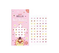 MISS NELLA Pegatinas para Uñas Infantiles, 60 Calcomanías, Diseños de Invierno y Princesa, Fácil de Aplicar, Larga Duración, para Niños de 3+ Años (1, Pretty Pop)