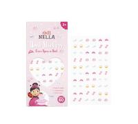 MISS NELLA Pegatinas para Uñas Infantiles, 60 Calcomanías, Diseños de Invierno y Princesa, Fácil de Aplicar, Larga Duración, para Niños de 3+ Años (Once Upon a Nail, 1)