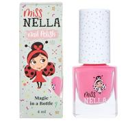 Miss Nella PINK A BOO- Esmalte de uñas especial rosa para niños, con fórmula despegable, a base de agua y sin olor