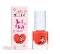Miss Nella POPPY FIELDS- Esmalte especial para uñas con brillos para niños, fórmula despegable, a base de agua y sin olor