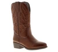 Miss Riot Botas largas hasta la rodilla para niñas Ranch, Brown, 33 EU