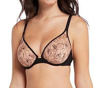 Miss Sans Complexe Tamara Plunge Bra, Coloured Hands Design, 95F Women's