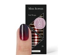 Miss Sophie Lámina de uñas - "Poisoned Apple", Degradado, Rojo, Nail Wraps -24 láminas de uñas autoadhesivas ultrafinas de larga duración