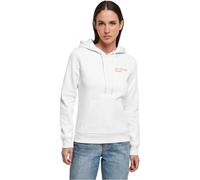 Miss Tee BE033-La Vie En Rose Hoody Hooded Sweatshirt, White, S Women's