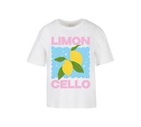 Miss Tee Camiseta azul cielo / amarillo / verde / blanco 4XL azul cielo / amarillo / verde / blanco