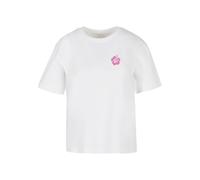 Miss Tee Camiseta 'Chasing Sunsets' rosa / blanco L rosa / blanco