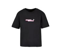 Miss Tee Camiseta 'Couldn't Care Less' gris / eosin / negro / blanco XL gris / eosin / negro / blanco