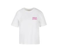 Miss Tee Camiseta 'Cute But Psycho' rosa / negro / blanco XS rosa / negro / blanco