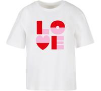 Miss Tee Camiseta de mujer Love Heart Letters MST363 XS