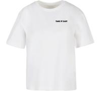 Miss Tee Camiseta de mujer Take It Easy Flowers MST337 M