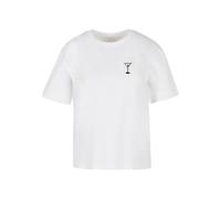 Miss Tee Camiseta 'Delizioso' negro / blanco M negro / blanco
