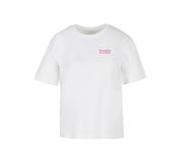 Miss Tee Camiseta 'Dreaming Of Friday' rosa / blanco M rosa / blanco
