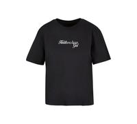 Miss Tee Camiseta 'Heartbreaker Girl' frambuesa / negro / blanco XS frambuesa / negro / blanco