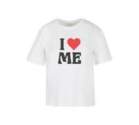 Miss Tee Camiseta 'I Love Me' rojo sangre / negro / blanco XL EUR