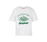 Miss Tee Mst128-less Upsetti tee Camiseta, Blanco, S Mujeres