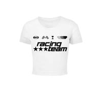 Miss Tee Camiseta 'Number One Racing Team' negro / blanco XL negro / blanco