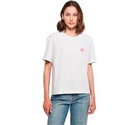 Miss Tee Mst012-self Love Club tee Camiseta, Blanco, L Mujeres