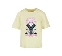 Miss Tee Camiseta para Mujer Shine Bright tee Casual con Estampado Frontal, Corte Regular, algodón, Tallas XS a 5XL, Amarillo Suave., S