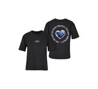 Miss Tee Mst028-too Frozen tee Camiseta, Negro, XXXL Mujeres