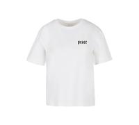 Miss Tee Camiseta 'Peace Hand' gris / gris oscuro / negro / blanco XS gris / gris oscuro / negro / blanco
