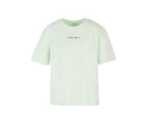 Miss Tee Damen I Don't Give A F tee Lightmint, M Camiseta, Menta Ligera, Mujeres