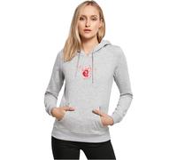 Miss Tee Damen Muah Hoody Heather Grey, M Sudadera con Capucha, Gris, Mujer