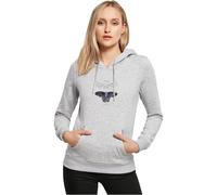 Miss tee Euphoria Hoody - Sudadera con Capucha para Mujer, Estilo Informal, con Estampado Frontal, Corte Regular, Tallas XS a 5XL, Gris, M