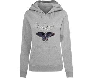 Miss tee Euphoria Hoody - Sudadera con Capucha para Mujer, Estilo Informal, con Estampado Frontal, Corte Regular, Tallas XS a 5XL, Gris, M