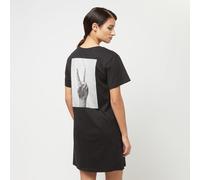 Miss Tee Girls Peace Hand Ladies Tee Dress negro XS