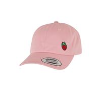 Miss Tee Strawberry Cotton Gorra de sarga rosa MST286 Einheitsgröße