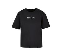 Miss Tee I Don´t Care tee, Negro, M Grande Alto