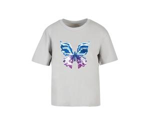 Miss Tee Mst034-chromed Butterfly tee Camiseta, Light Asfalto, M Mujeres