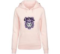 Miss Tee MST045-Always On Fire Hoody Hooded Sweatshirt, Pink, L Women's