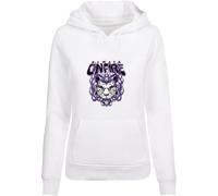 Miss Tee MST045-Always On Fire Hoody Hooded Sweatshirt, White, XL Women's
