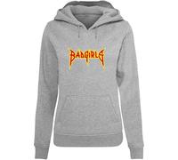 Miss Tee MST048-Badgirls Hoody Hooded Sweatshirt, Heather Grey, 5X-Large Women's
