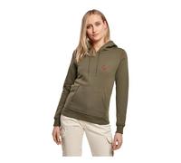 Miss Tee Mst061-snakes Heart Hoody Sudadera con Capucha, Verde Oliva, M para Mujer