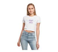 Miss Tee Mst101-angel Aura tee Camiseta, Blanco, S Mujeres
