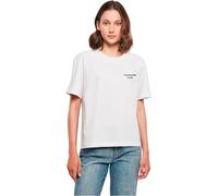 Miss Tee Mst164-the Champagne Club tee Camiseta, Blanco, L Mujeres